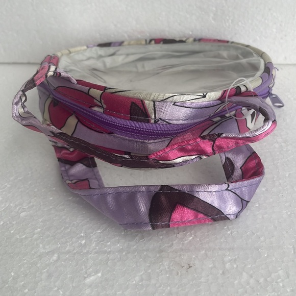 Y2K purse mod girls transparent zipper pink purple white - Picture 1 of 6